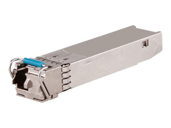 HPE X120 - SFP (mini-GBIC) transceivermodul - 1GbE - 1000Base-LX - LC - for HP 3100; HPE 12504, 3600, 5500, 7506; FlexFabric 1.92, 11908, 12902; Flex