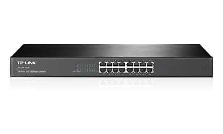 TP-Link TL-SF1016 - Kytkin - 16 x 10/100 - pöytätietokoneet