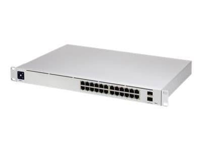 Ubiquiti UniFi Switch USW-Pro-24 - Switch - L3 - Styrt - 24 x 10/100/1000 + 2 x 10 Gigabit SFP+ (opplenke) - rackmonterbar, stasjonær