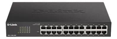 D-Link EasySmart Switch DGS-1100-24 - Switch - Styrt - 24 x 10/100/1000 - stasjonær Sort, Grå