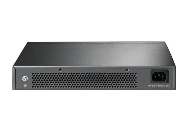 TP-Link TL-SG1024D, Unmanaged, Gigabit Ethernet (10/100/1000), Full duplex, Stativfäste