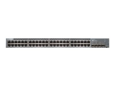 Juniper Networks EX Series EX3400-48T - Switch - L3 - Administrerad - 48 x 10/100/1000 + 4 x Gigabit SFP / 10 Gigabit SFP+ + 2 x 40 Gigabit QSFP+ - b Grå