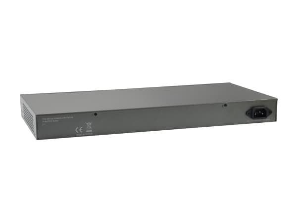 LevelOne GEP-2681 - Switch - L3 Lite - Administrerad - 24 x 10/100/1000 (PoE+) + 2 x Gigabit SFP - rackmonterbar - PoE+ (185 W)
