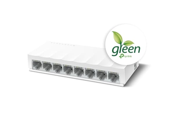 TP-Link LiteWave LS1008 - Switch - ohanterad - 8 x 10/100 - skrivbordsmodell