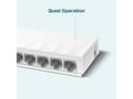 Miniatyrbild 5 av 5: TP-Link LiteWave LS1008 - Switch - ohanterad - 8 x 10/100 - skrivbordsmodell