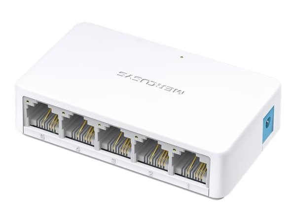 Mercusys MS105 - Switch - ikke-styrt - 5 x 10/100 - stasjonær Hvit