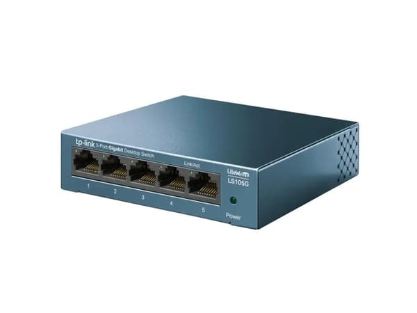 TP-Link LS105G, Uhåndtert, Gigabit Ethernet (10/100/1000), Kan monteres på vegg