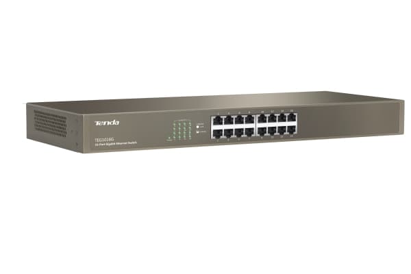 Tenda TEG1016G - Switch - 16 x 10/100/1000 - rackmonterbar