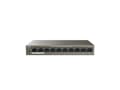 Miniatyrbilde 4 av 5: Tenda TEF1110P-8-63W - Switch - ikke-styrt - 8 x 10/100 (PoE) + 2 x 10/100 (opplink) - stasjonær - PoE (63 W)