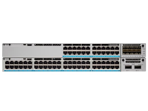 Cisco Catalyst C9300-48S-E, Hallittu, L2/L3, Ei mitään, Täysin kaksipuolinen, Telineasennus
