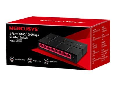 Mercusys MS108G - Switch - 8 x 10/100/1000 - skrivbordsmodell