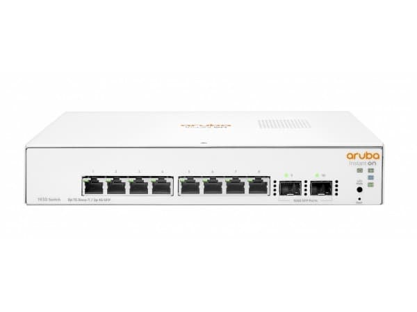 HPE Networking Instant On 1930 8G 2SFP Switch - Switch - L3 - Styrt - 8 x 10/100/1000 + 2 x Gigabit SFP - stasjonær