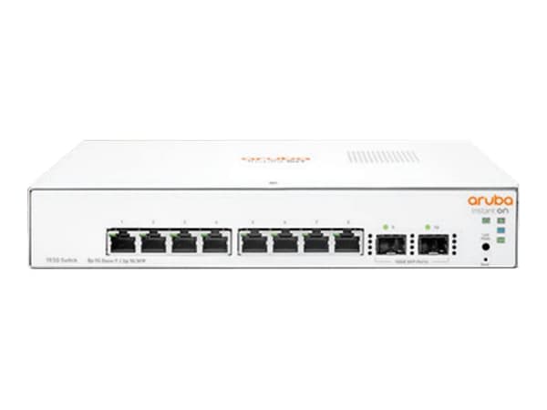HPE Networking Instant On 1930 8G 2SFP Switch - Switch - L3 - Styrt - 8 x 10/100/1000 + 2 x Gigabit SFP - stasjonær