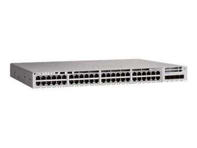 Cisco Catalyst 9200 - Network Essentials - switch - L3 - smart - 40 x 10/100/1000 (PoE+) + 8 x 100/1000/2.5G/5G/10GBase-T - rackmonterbar - PoE+ (740
