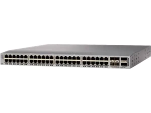 Cisco Nexus 92348GC-X - Switch - L3 - Administrerad - 48 x 10/100/1000 + 4 x 1/10/25 Gigabit SFP28 + 2 x 40/100 Gigabit QSFP28 - rackmonterbar