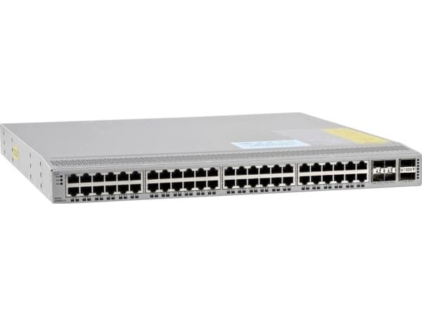 Cisco Nexus 92348GC-X - Switch - L3 - Administrerad - 48 x 10/100/1000 + 4 x 1/10/25 Gigabit SFP28 + 2 x 40/100 Gigabit QSFP28 - rackmonterbar