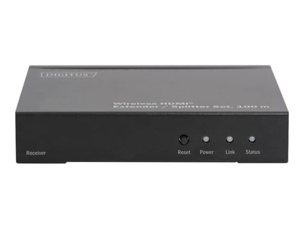 DIGITUS DS-55315 - Trådløs video/lyd/infrarød-utvider - mottaker - 802.11a - opp til 100 m