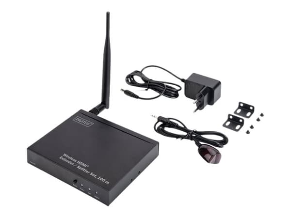 DIGITUS DS-55315 - Trådløs video/lyd/infrarød-utvider - mottaker - 802.11a - opp til 100 m