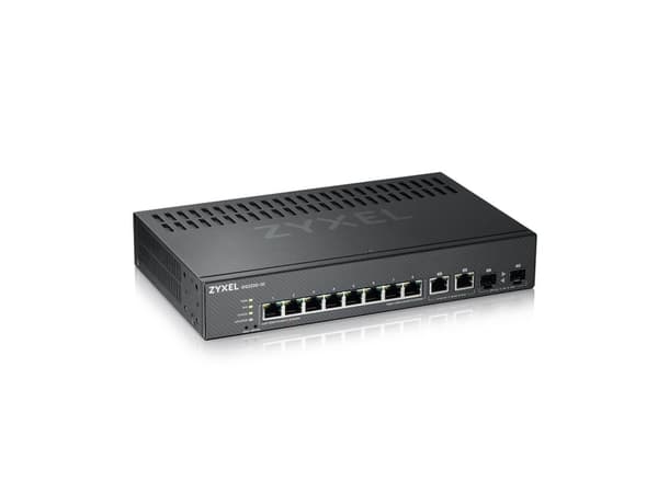 Zyxel GS2220-10 - Switch - Administrerad - 8 x 10/100/1000 + 2 x kombinations-Gigabit SFP - rackmonterbar, väggmonterbar