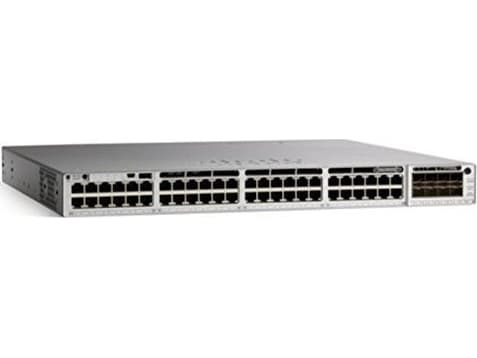 Cisco Catalyst C9300-48U-A, Hallittu, L2/L3, Gigabit Ethernet (10/100/1000), Täysin kaksipuolinen, Telineasennus