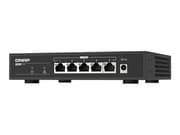 QNAP QSW-1105-5T nettverkssvitsj Uhåndtert Gigabit Ethernet (10/100/1000) Sort