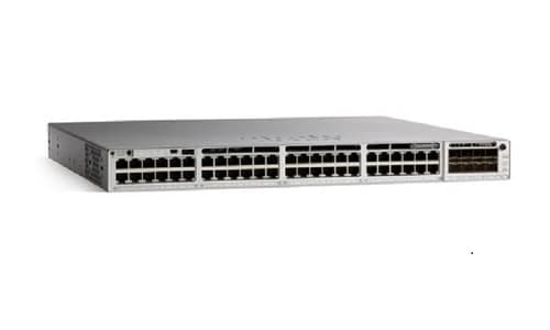 Cisco Catalyst 9300L - Network Essentials - switch - L3 - Administrerad - 48 x 10/100/1000 (UPOE) + 4 x 10 Gigabit SFP+ (upplänk) - rackmonterbar - U