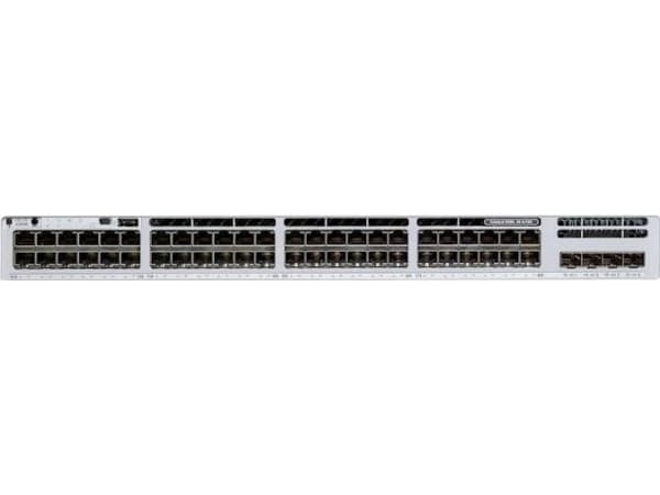 Cisco Catalyst 9300L - Network Essentials - switch - L3 - Administrerad - 48 x 10/100/1000 (UPOE) + 4 x 10 Gigabit SFP+ (upplänk) - rackmonterbar - U