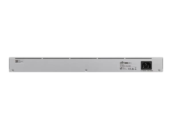 Ubiquiti UniFi Switch USW-24 - Kytkin - Administreret - 24 x 10/100/1000 + 2 x Gigabit SFP - desktop, monterbar på stativ