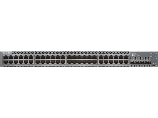 Juniper Networks EX Series EX3400-48P - Switch - L3 - Administrerad - 48 x 10/100/1000 (PoE+) + 4 x Gigabit SFP / 10 Gigabit SFP+ + 2 x 40 Gigabit QS