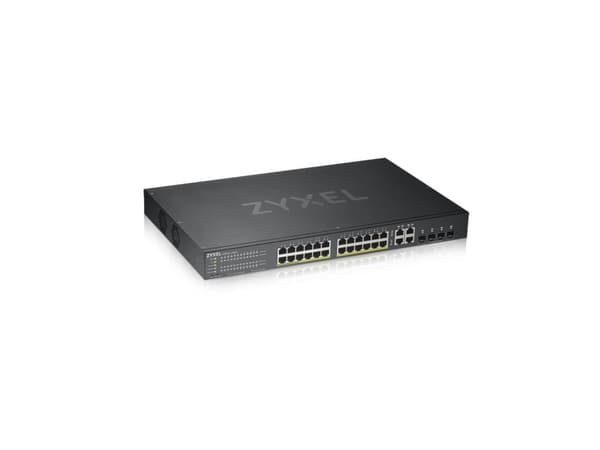 Zyxel GS1920-24HPv2 - Switch - smart - 24 x 10/100/1000 (PoE+) + 4 x kombinations-Gigabit SFP + 4 x 10/100/1000 - rackmonterbar - PoE+ (375 W)