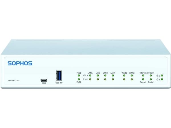 Sophos SD-RED 60 - Rev 1 - fjärrstyrning - 4 portar - GigE