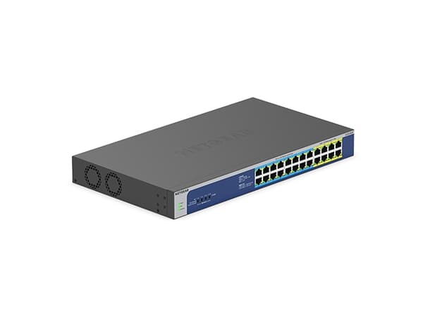 NETGEAR GS524UP - Switch - ohanterad - 8 x 10/100/1000 (PoE+) + 16 x 10/100/1000 (PoE++) - skrivbordsmodell, rackmonterbar - PoE++ (480 W) - Växelstr