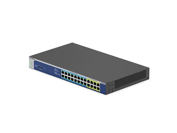NETGEAR GS524UP - Switch - ohanterad - 8 x 10/100/1000 (PoE+) + 16 x 10/100/1000 (PoE++) - skrivbordsmodell, rackmonterbar - PoE++ (480 W) - Växelstr