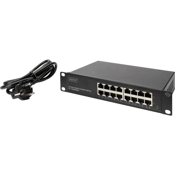 Digitus DN-80115 Switch RJ45 16 Port 10 / 100 / 1000 MBit/s