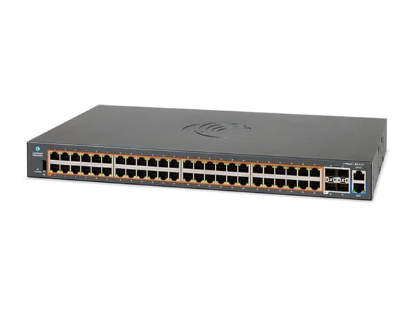 Cambium Networks cnMatrix EX2052 - Switch - L3 - Styrt - 48 x 10/100/1000 + 4 x SFP+ (opplenke) - rackmonterbar Sort