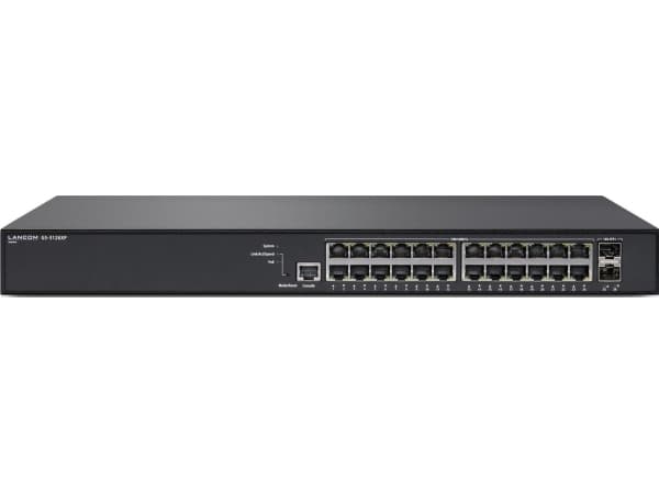Lancom Systems GS-3126XP, Hallittu, L3, Gigabit Ethernet (10/100/1000), Power over Ethernet -tuki, Telineasennus, 1U