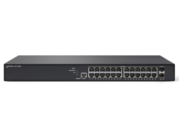 Lancom Systems GS-3126XP, Hallittu, L3, Gigabit Ethernet (10/100/1000), Power over Ethernet -tuki, Telineasennus, 1U