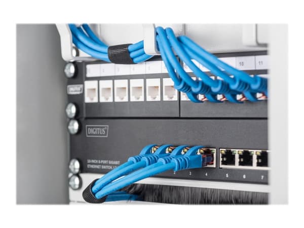 DIGITUS DN-80117 - Switch - L2+ - Administrerad - 8 x 10/100/1000 - skrivbordsmodell, rackmonterbar