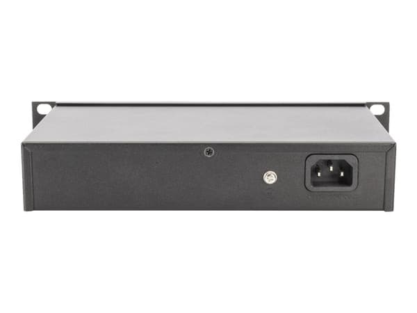 DIGITUS DN-80117 - Switch - L2+ - Administrerad - 8 x 10/100/1000 - skrivbordsmodell, rackmonterbar