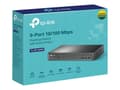 Miniatyrbild 2 av 5: TP-Link TL-SF1009P - Switch - ohanterad - 8 x 10/100 (PoE+) + 1 x 10/100 - skrivbordsmodell - PoE+ (65 W)