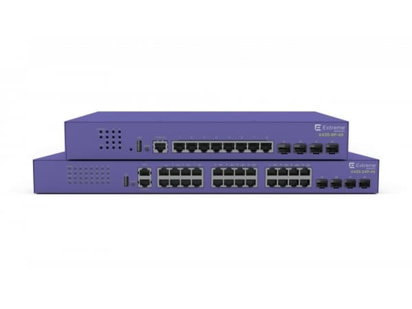 Extreme Networks ExtremeSwitching X435-24P-4S - Switch - Administrerad - 24 x 10/100/1000 (PoE+) + 4 x SFP (mini-GBIC) (upplänk) - rackmonterbar - Po
