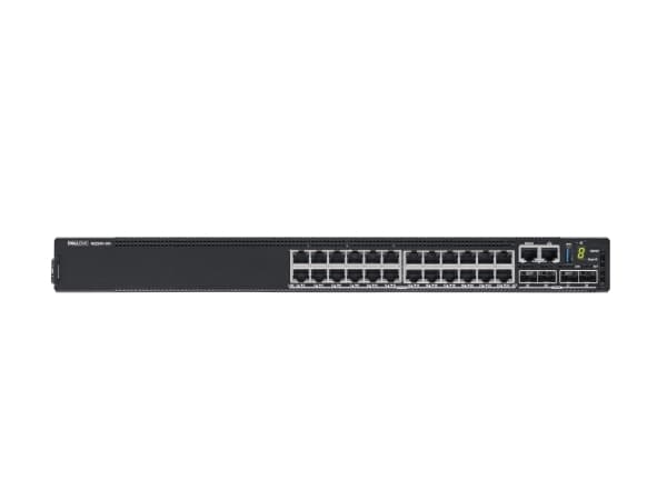 Dell PowerSwitch N2224X-ON - Switch - L3 - Administrerad - 24 x 10/100/1000/2.5G + 4 x 25 Gigabit SFP28 - främre till bakre luftflöde - rackmonterbar