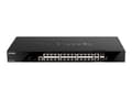 Miniatyrbild 3 av 5: D-Link DGS 1520-28 - Switch - L3 - smart - 24 x 10/100/1000 + 2 x Gigabit SFP + 2 x 10 Gigabit SFP+ - rackmonterbar