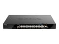 Miniatyrbilde 4 av 5: D-Link DGS 1520-28MP - Switch - L3 - smart - 20 x 10/100/1000 (PoE+) + 4 x 2.5G (PoE+) + 2 x 10 Gigabit Ethernet + 2 x 10 Gigabit SFP+ - rackmonterba