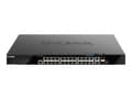 Miniatyrbilde 2 av 5: D-Link DGS 1520-28MP - Switch - L3 - smart - 20 x 10/100/1000 (PoE+) + 4 x 2.5G (PoE+) + 2 x 10 Gigabit Ethernet + 2 x 10 Gigabit SFP+ - rackmonterba