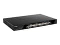 Miniatyrbilde 1 av 5: D-Link DGS 1520-28MP - Switch - L3 - smart - 20 x 10/100/1000 (PoE+) + 4 x 2.5G (PoE+) + 2 x 10 Gigabit Ethernet + 2 x 10 Gigabit SFP+ - rackmonterba