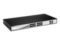 Miniatyrbild 2 av 5: D-Link Web Smart DGS-1210-16 - Switch - Administrerad - 16 x 10/100/1000 + 4 x kombinations-SFP - skrivbordsmodell