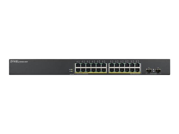 Zyxel GS1900-24HP, Hallittu, Gigabit Ethernet (10/100/1000), 1U