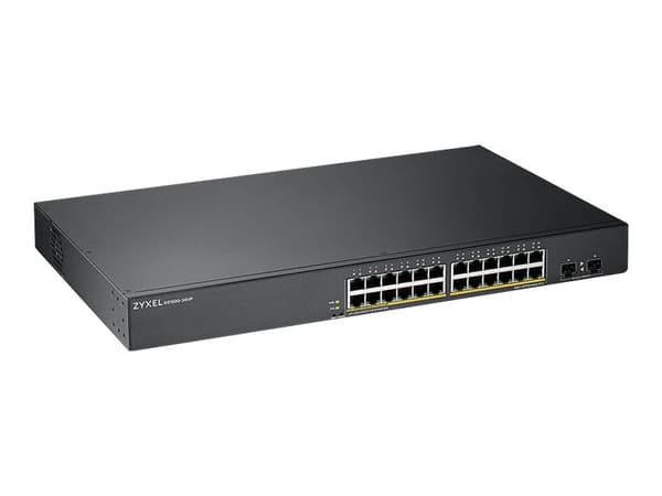 Zyxel GS1900-24HP, Hallittu, Gigabit Ethernet (10/100/1000), 1U