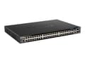 Miniatyrbild 2 av 5: D-Link DGS 1520-52MP - Switch - L3 - smart - 44 x 10/100/1000 (PoE+) + 4 x 2.5GBase-T (PoE+) + 2 x 10 Gigabit Ethernet + 2 x 10 Gigabit SFP+ - rackmo